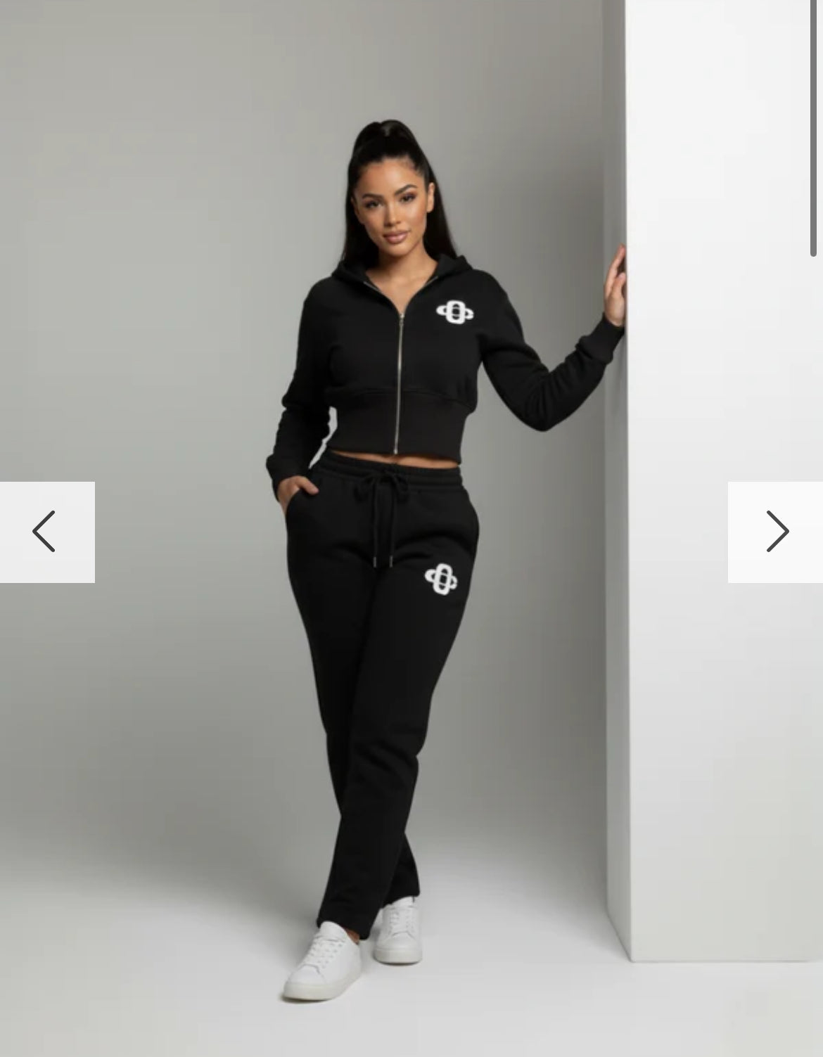 Black Knot Zip Up Tracksuit