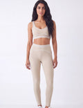 Beige Hello Short Set