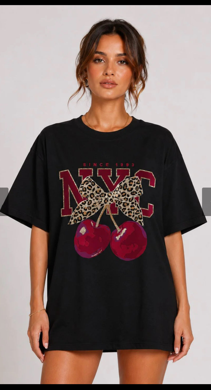 Cherry Oversized Tee