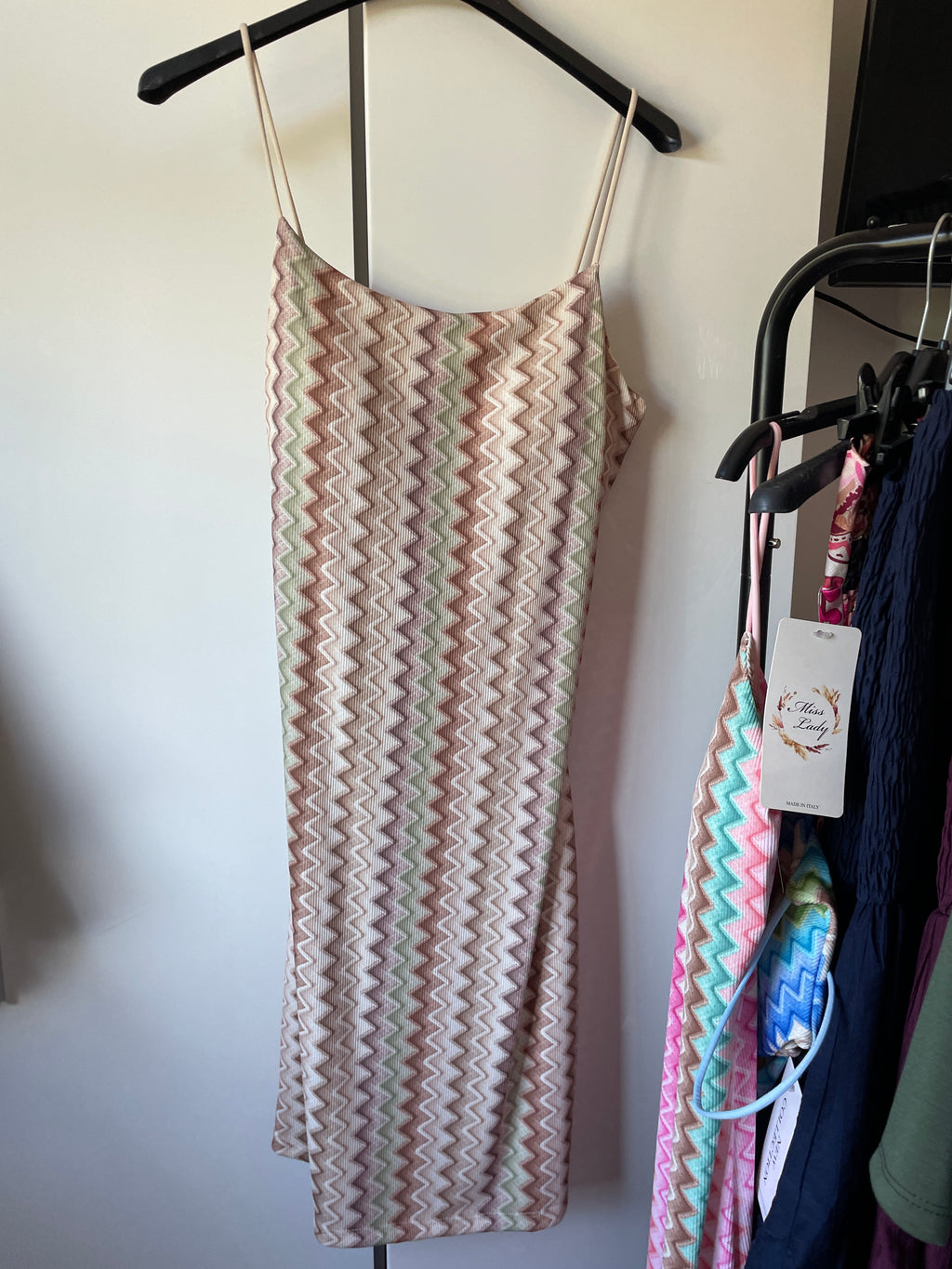 Zig Zag Mini Dresses One Size 6-16