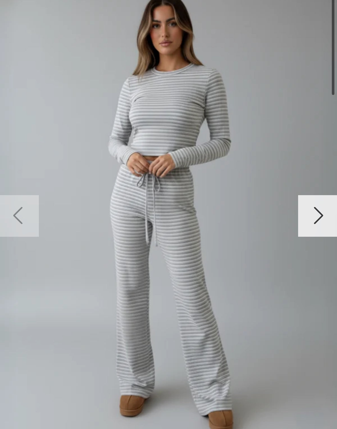 Grey stripe 2 piece co ord