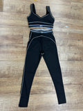 Black Alo Gym Set