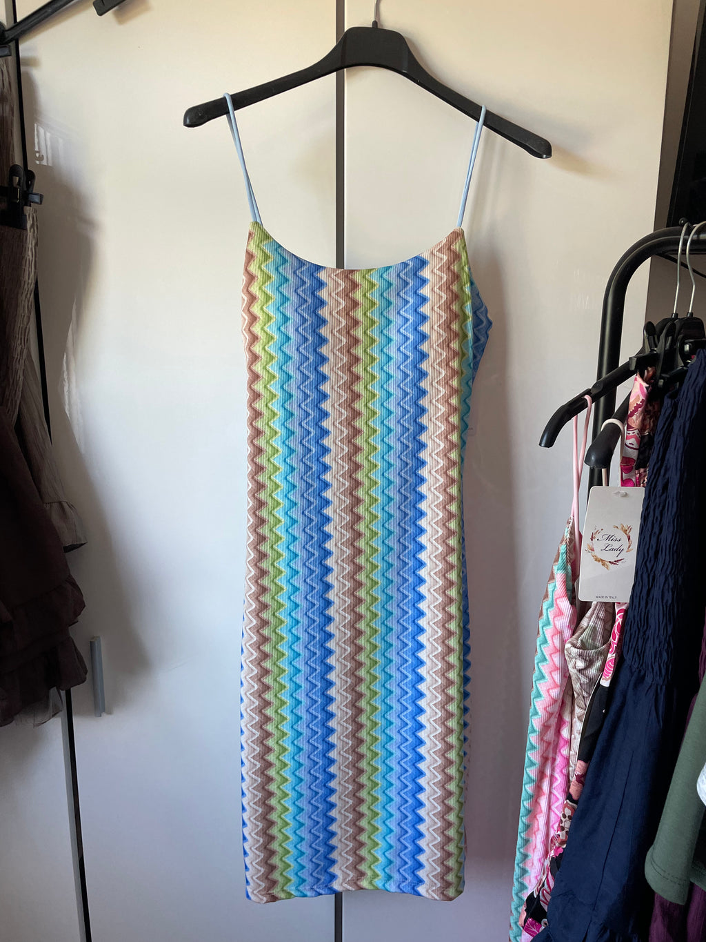 Zig Zag Mini Dresses One Size 6-16
