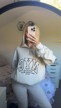 Oatmeal Nyc Zip Up leggings set